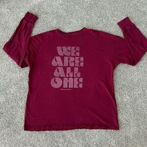 Spiritual gangster we are all one pullover oversized shirt size small